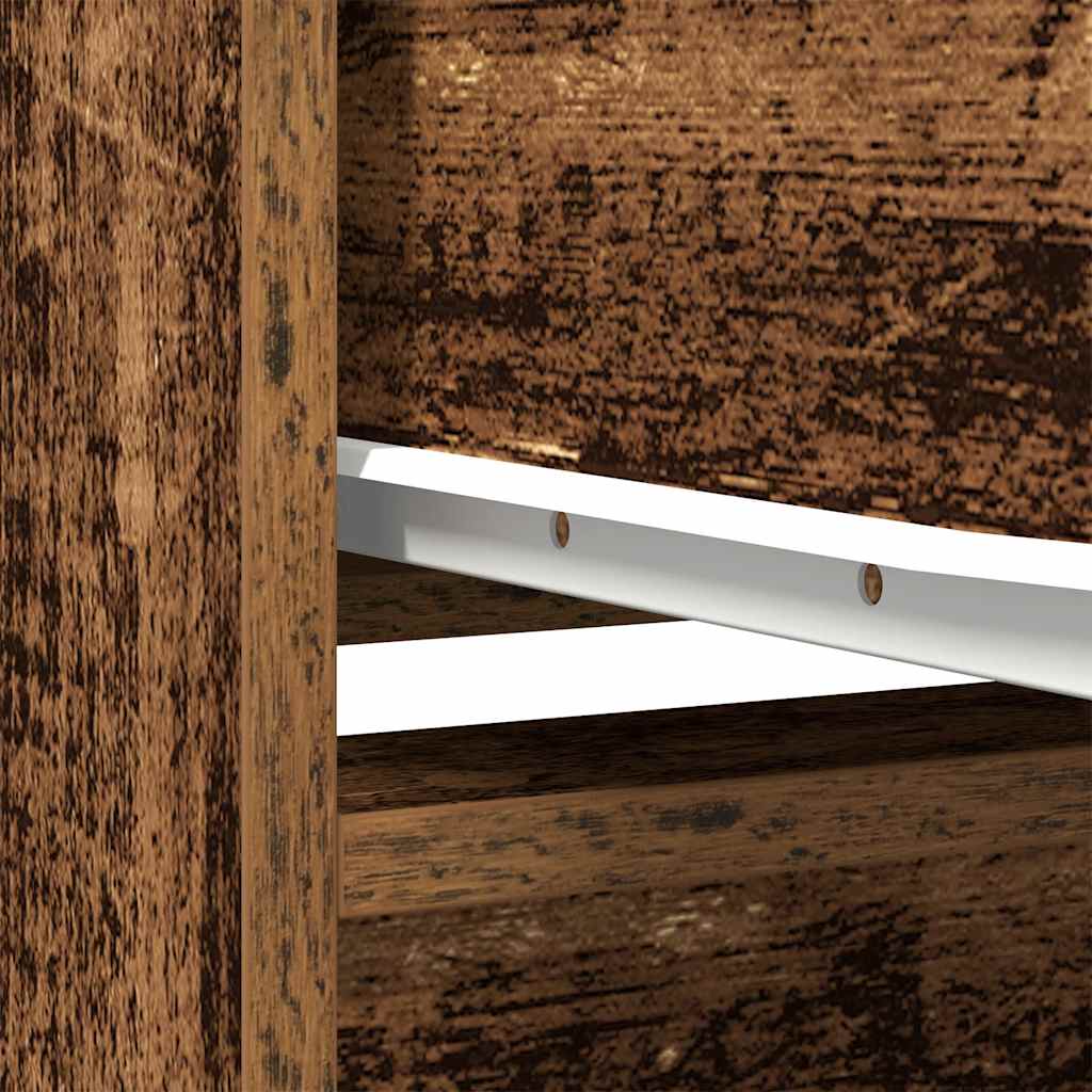 vidaXL Ντουλάπι με συρτάρι 55,5x34x119,5 εκ. Ξύλινο μηχανουργικό ξύλο