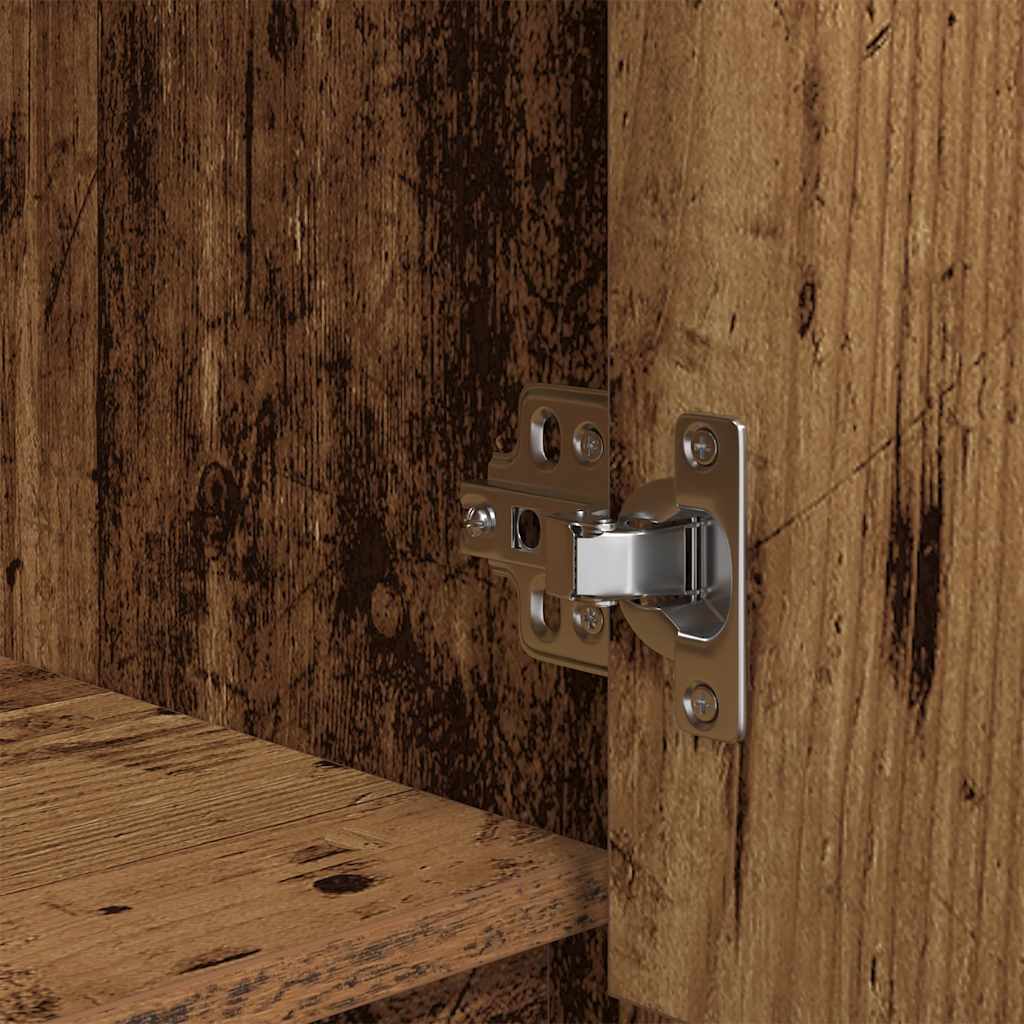 vidaXL Ντουλάπι με συρτάρι 55,5x34x119,5 εκ. Ξύλινο μηχανουργικό ξύλο