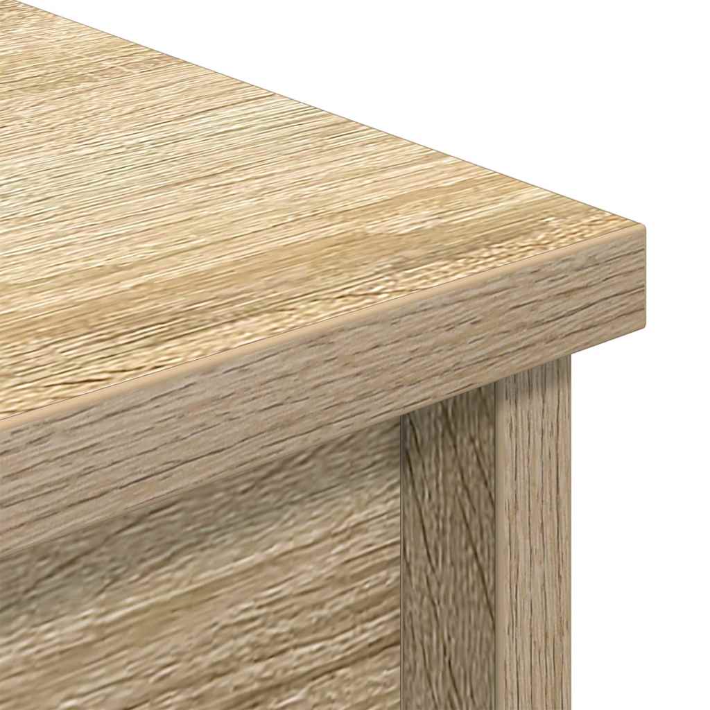 vidaXL Ντουλάπι Sonoma δρυς 37,5x35x180 εκ. Επεξεργασμένο Ξύλο