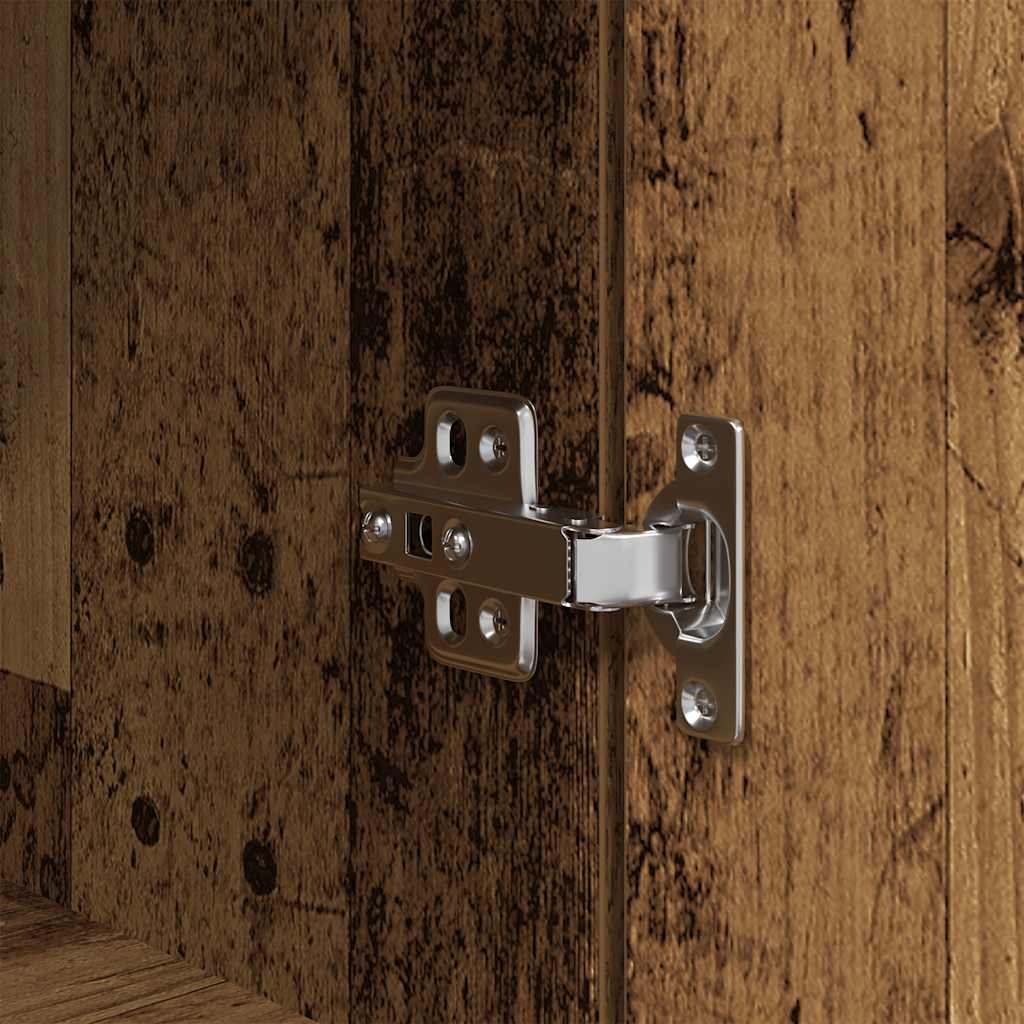 vidaXL Ντουλάπι Όψη Παλαιού Ξύλου 37,5x35x180 εκ. Επεξεργασμένο Ξύλο