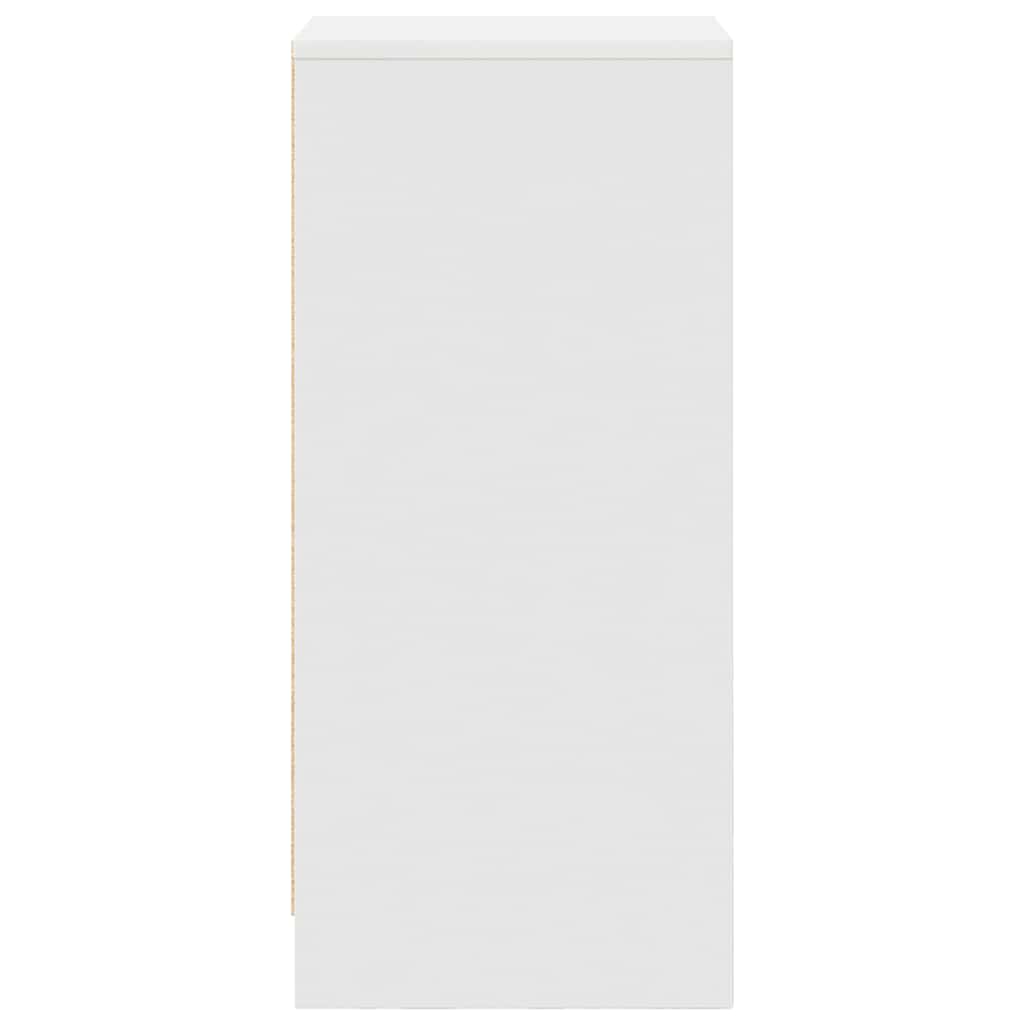 vidaXL Ντουλάπι Λευκό 37,5x35x99 εκ. από Επεξεργασμένο Ξύλο