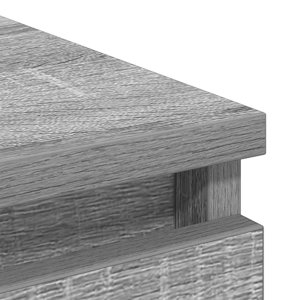 vidaXL Ντουλάπι Γκρι Sonoma 37,5x35x76 εκ. Ξύλινο μηχανουργικό ξύλο