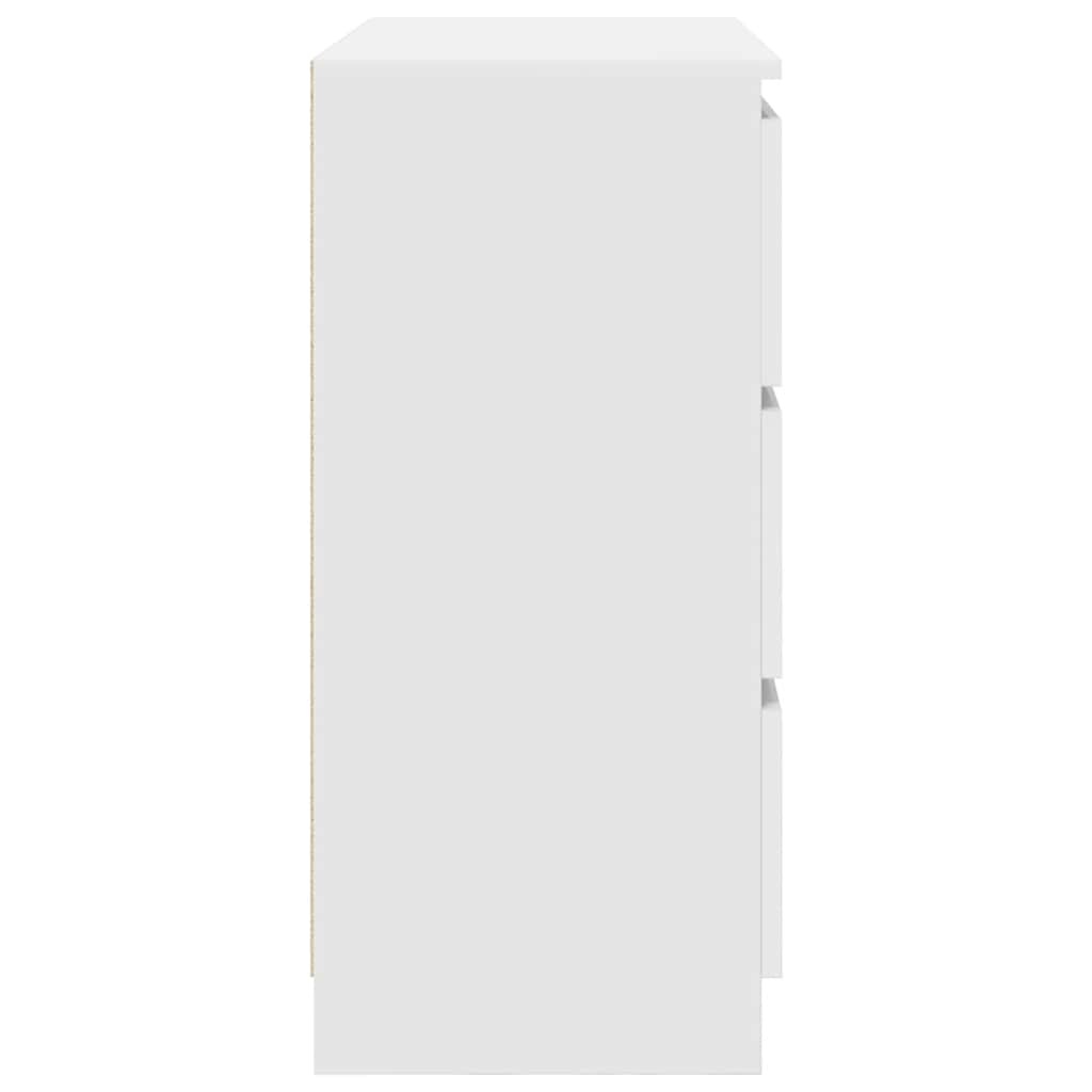 vidaXL Ντουλάπι Λευκό 80x35x76 εκ. Επεξεργασμένο Ξύλο