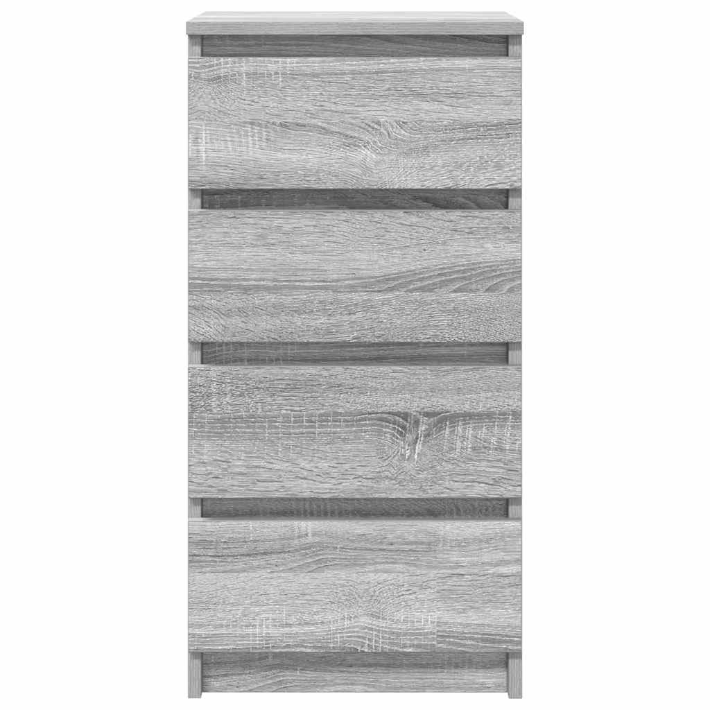 vidaXL Ντουλάπι Γκρι Sonoma 37,5x35x76 εκ. Ξύλινο μηχανουργικό ξύλο