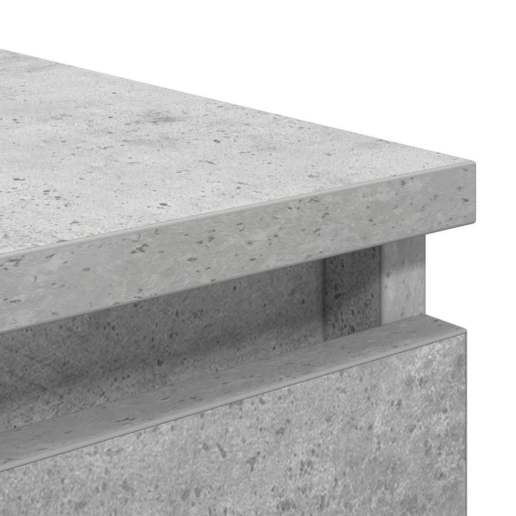 vidaXL Συρταριέρα με Συρτάρια Γκρι Σκυρ. 37,5x35x99 εκ. από Επεξ. Ξύλο