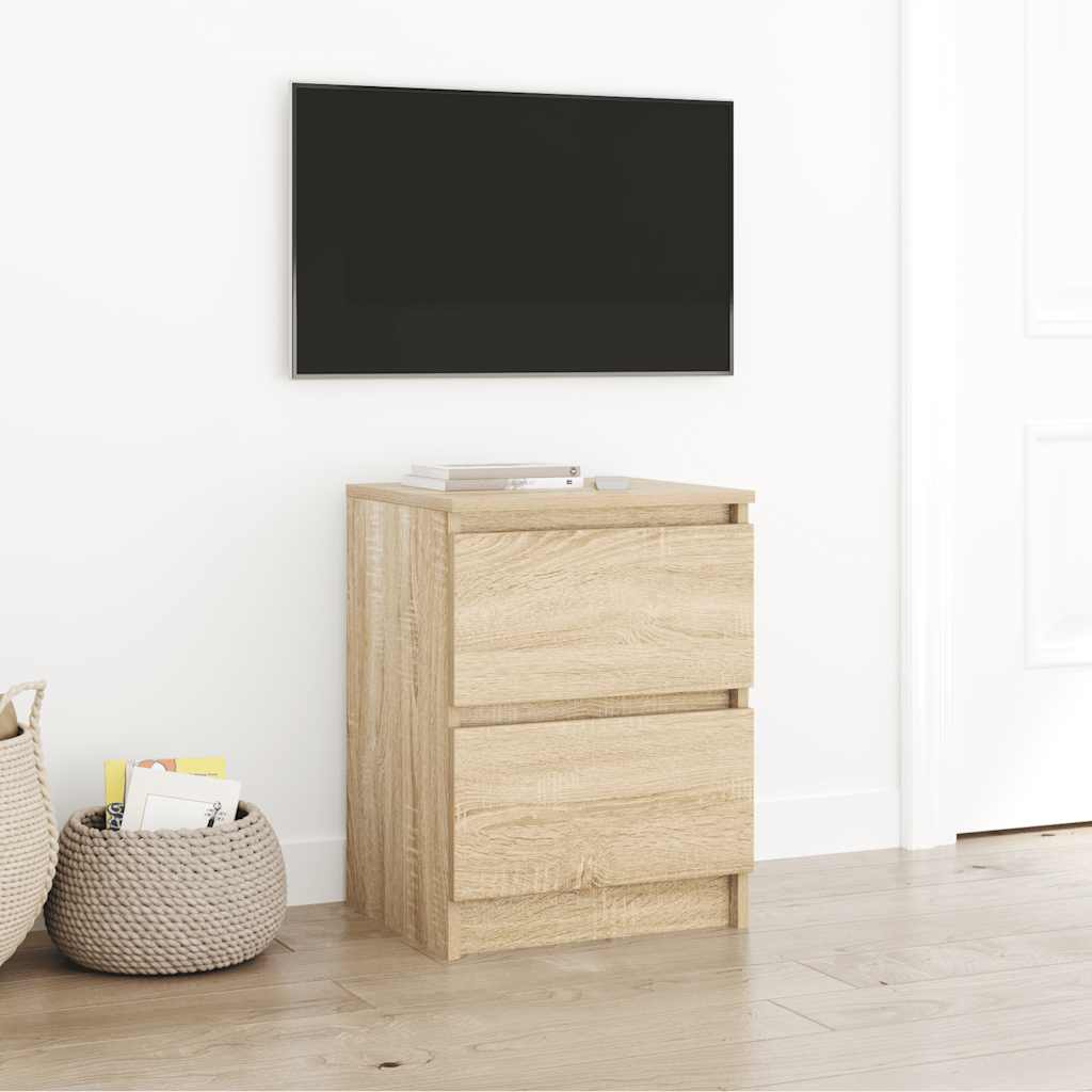vidaXL Έπιπλο Τηλεόρασης Sonoma Δρυς 40x35x54 εκ. από Τεχνητό Ξύλο