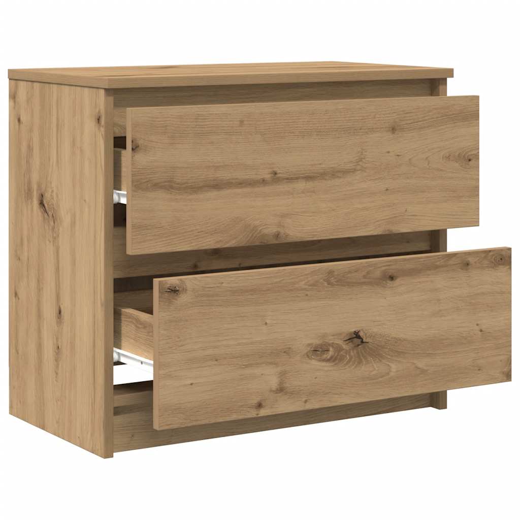 vidaXL Έπιπλο Τηλεόρασης Αρτισιανή Δρυς 60x35x54 εκ από Επεξεργ. Ξύλο