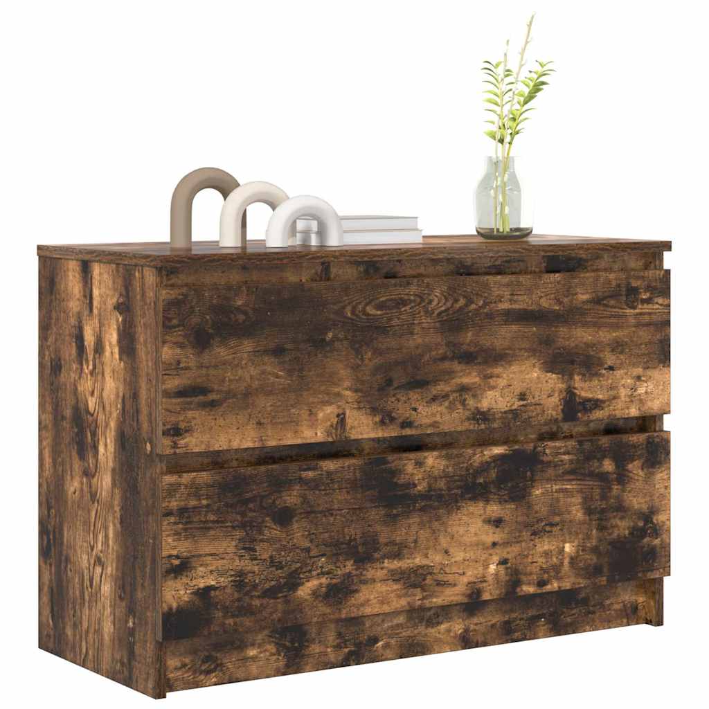 vidaXL Έπιπλο Τηλεόρασης Καπνιστή Δρυς 80x35x54 εκ. Επεξεργ. Ξύλο