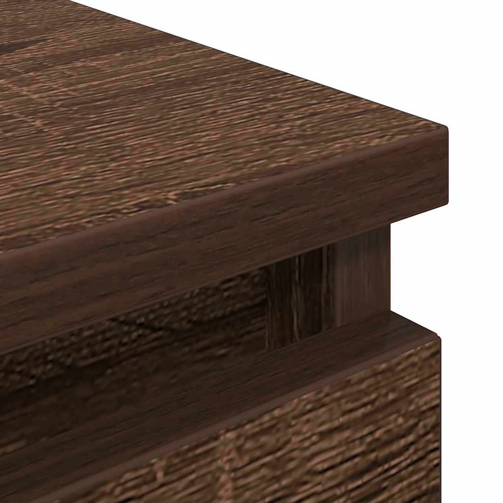 vidaXL Έπιπλο Τηλεόρασης Καφέ Δρυς 100x35x54 εκ. Επεξ. Ξύλο