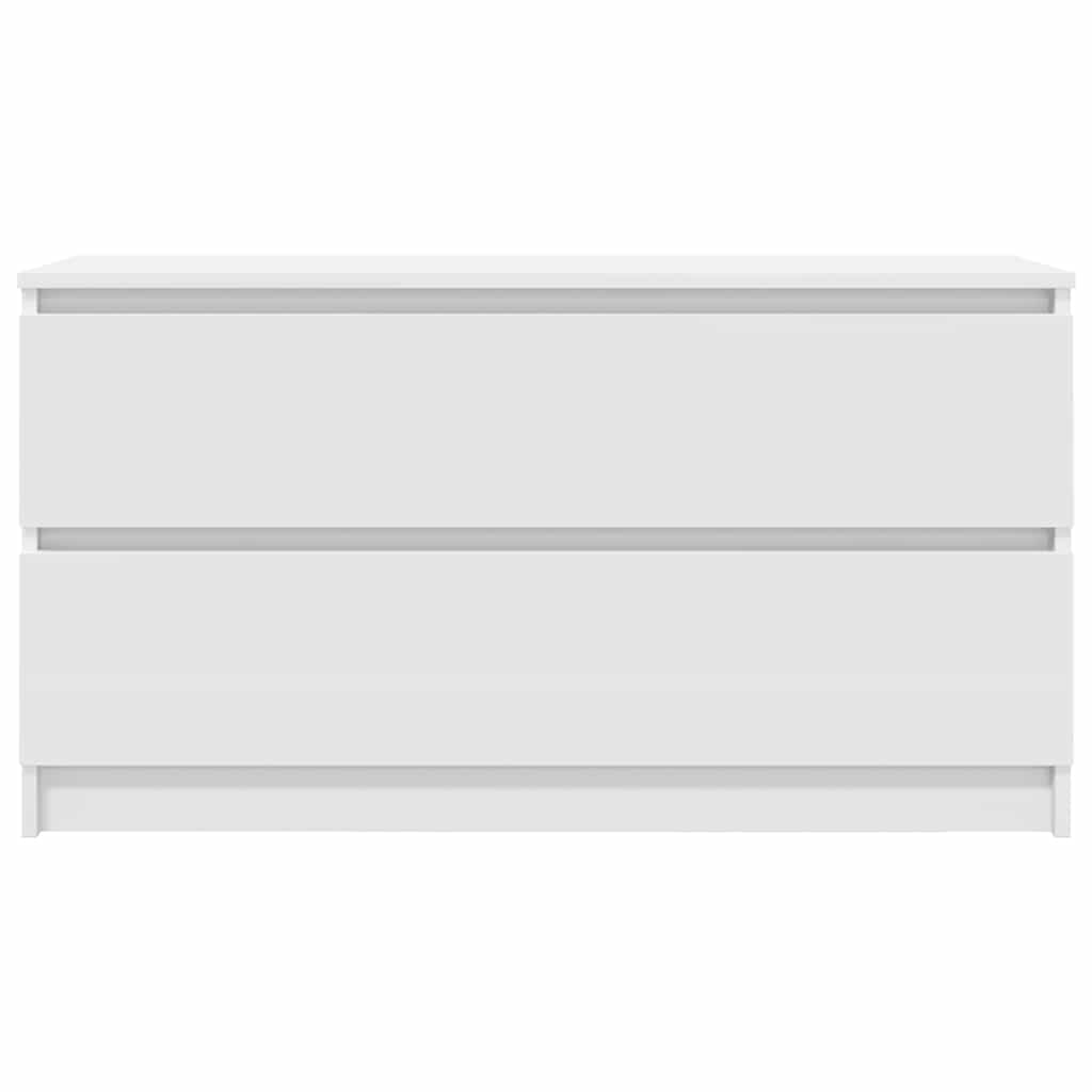 vidaXL Έπιπλο Τηλεόρασης Λευκό 100x35x54 εκ. Επεξεργασμένο Ξύλο