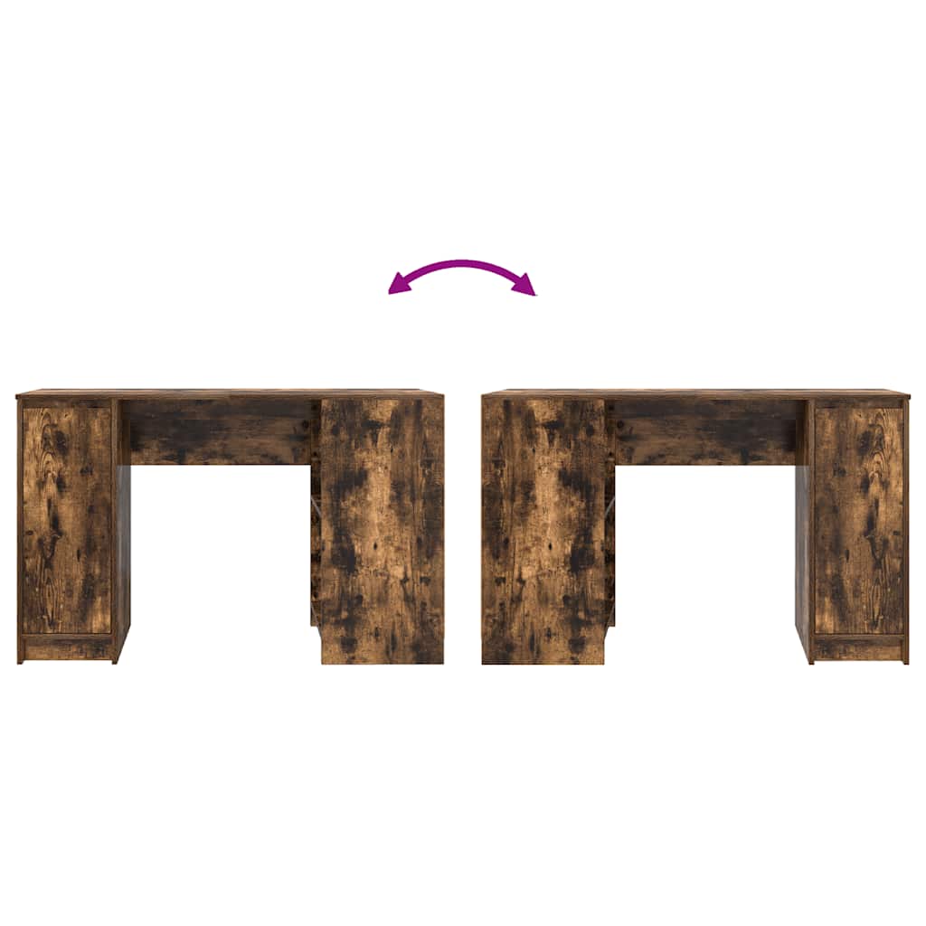 vidaXL Γραφείο Καπνιστή Δρυς 120x42x76 εκ. από Επεξεργασμένο Ξύλο