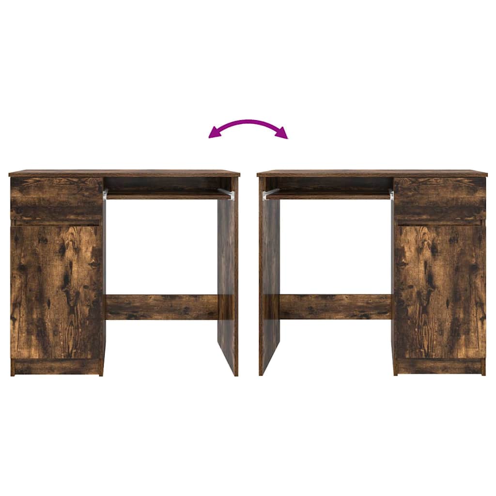 vidaXL Γραφείο Καπνιστή Δρυς 86x49x76 εκ. από Επεξεργασμένο Ξύλο