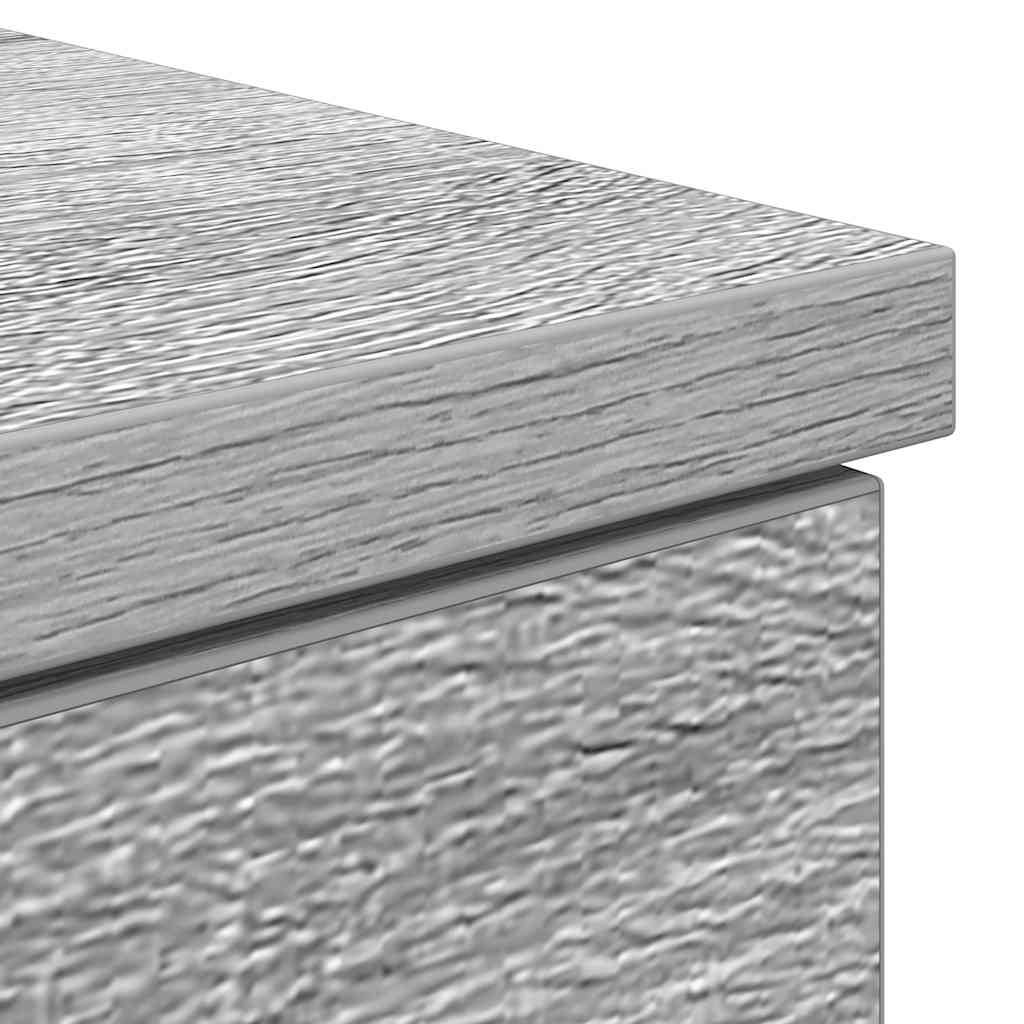 vidaXL Γραφείο Γκρι Sonoma 86x49x76 εκ. από Επεξεργασμένο Ξύλο