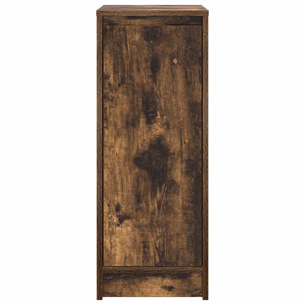 vidaXL Παπουτσοθήκη Καπνιστή Δρυς 29,5x34x76 εκ. Επεξεργασμένο Ξύλο