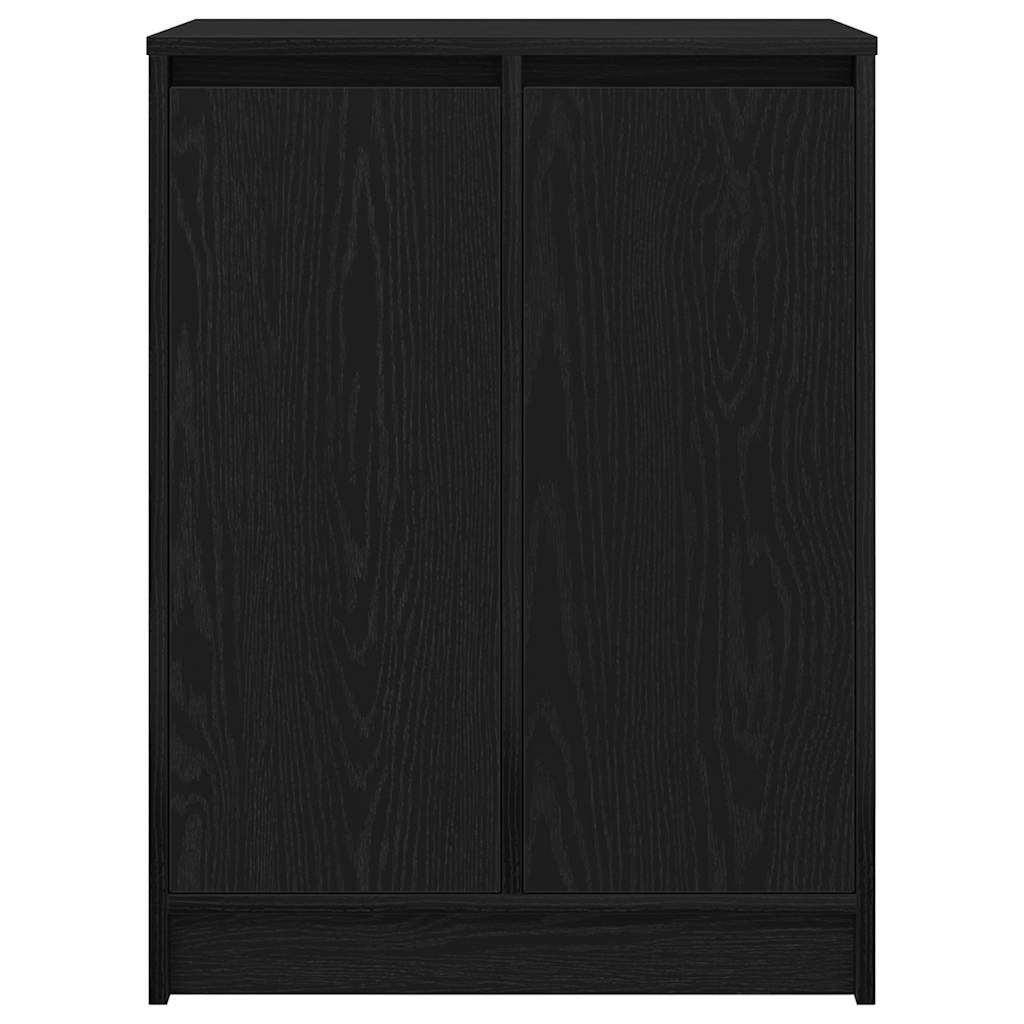 vidaXL Παπουτσοθήκη Μαύρη 57x34x76 εκ. από Επεξεργασμένο Ξύλο