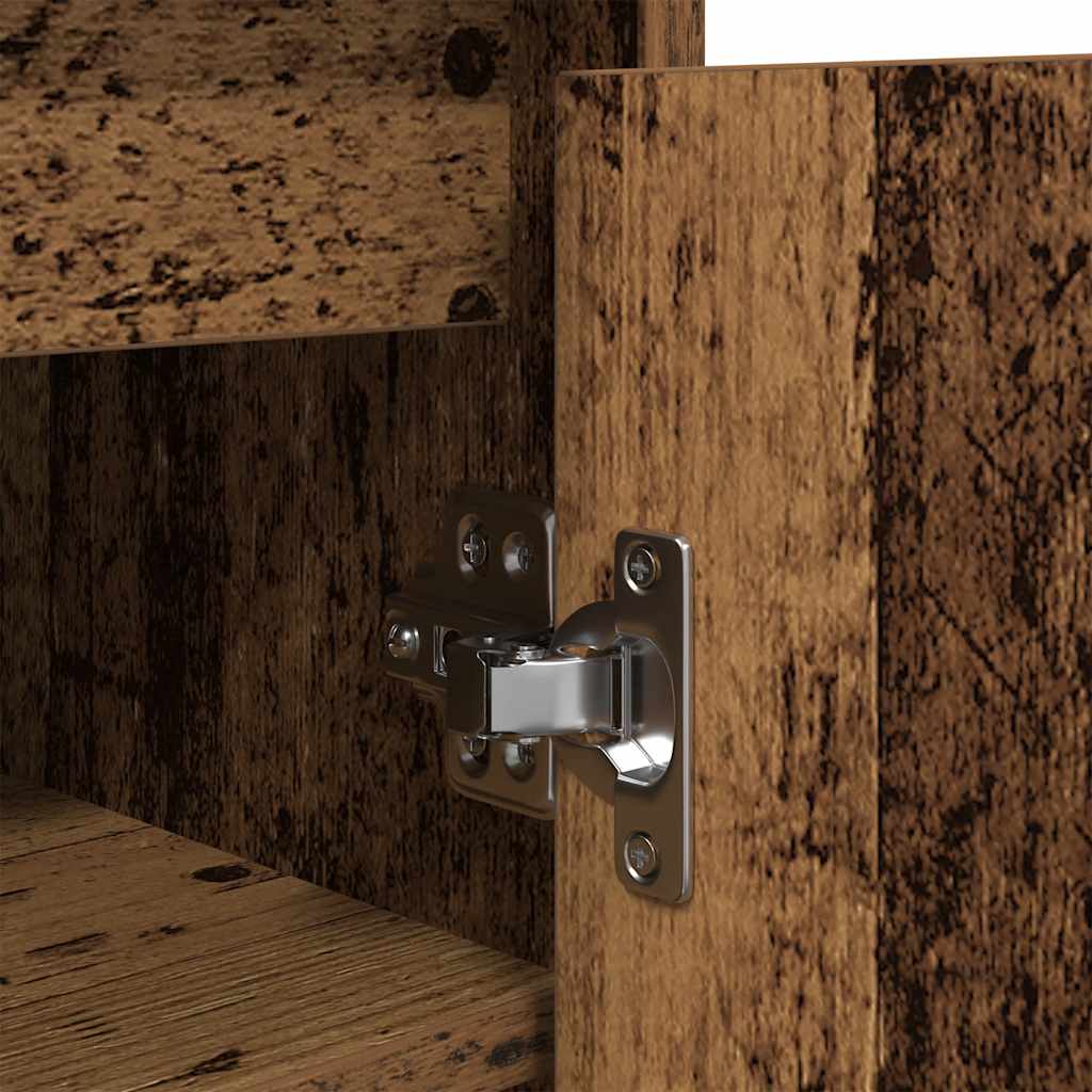 vidaXL Παπουτσοθήκη Όψη Παλαιού Ξύλου 57x34x76 εκ. Επεξ. Ξύλο