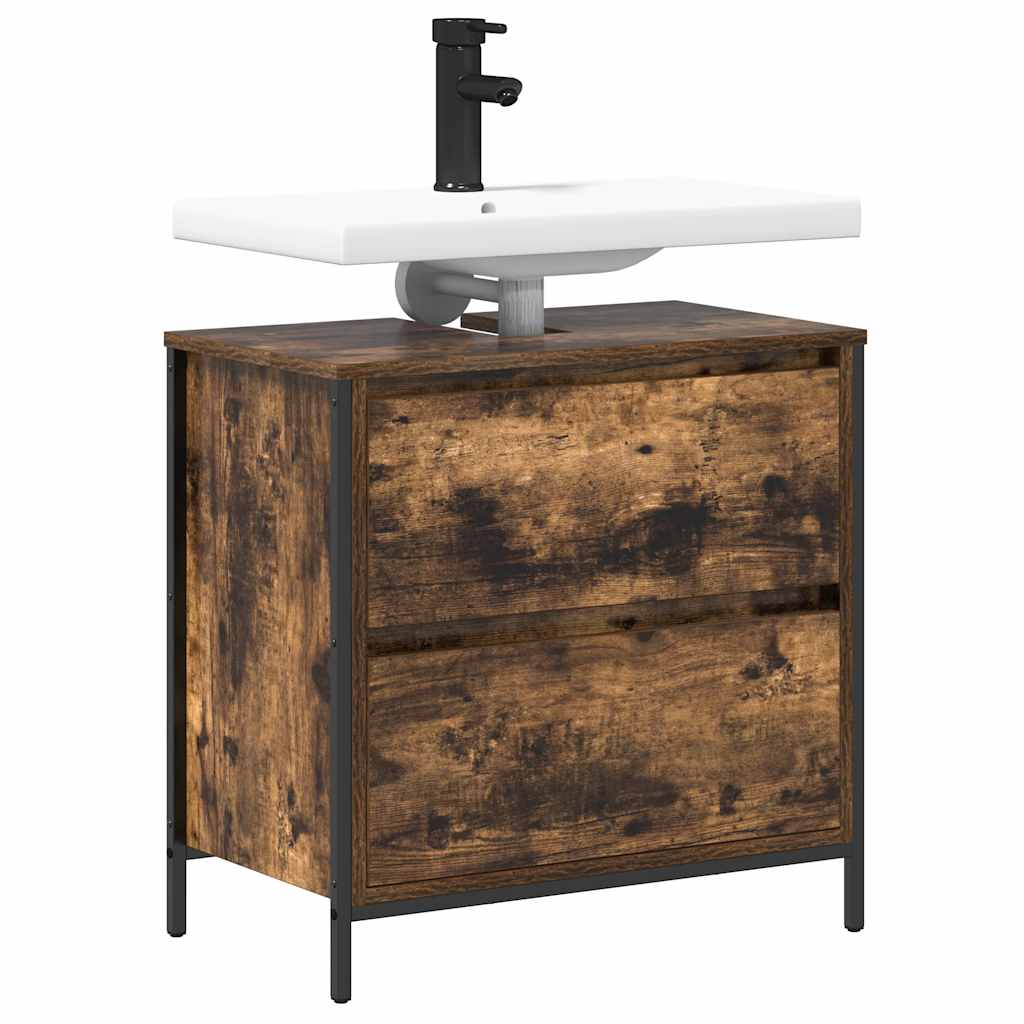 vidaXL Ντουλάπι νιπτήρα μπάνιου με συρτάρια 60x34,5x60 εκ.