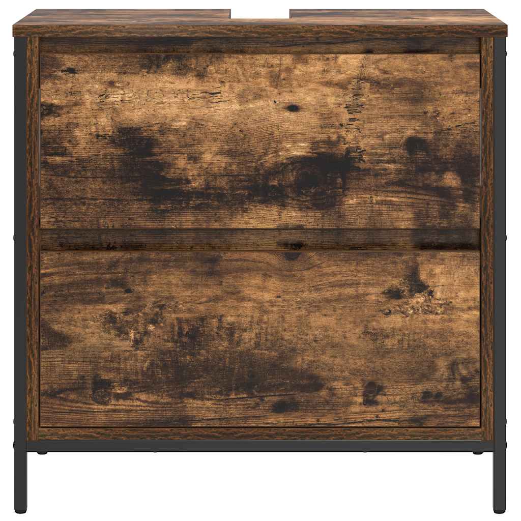 vidaXL Ντουλάπι νιπτήρα μπάνιου με συρτάρια 60x34,5x60 εκ.