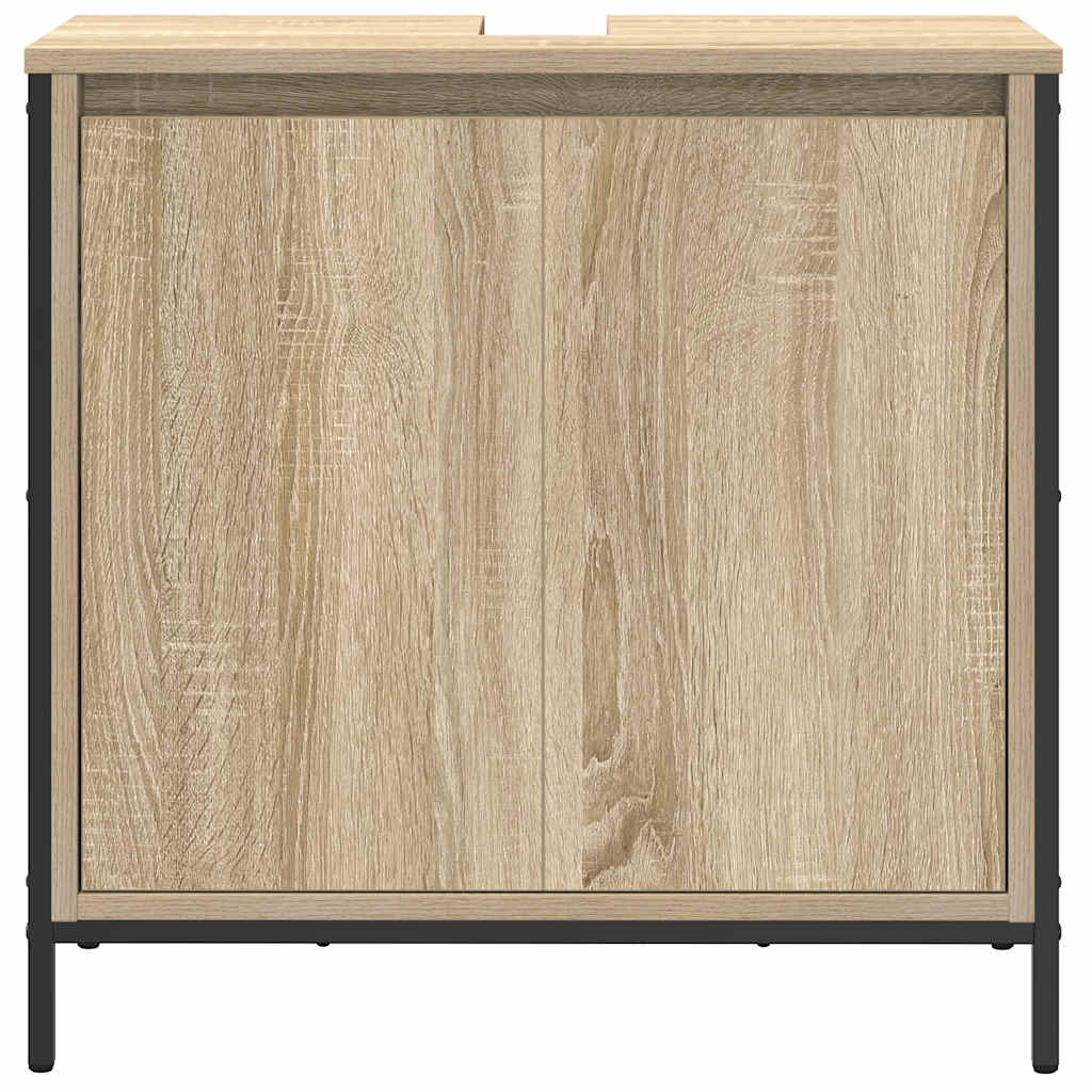 vidaXL Ντουλάπι Νιπτήρα Μπάνιου Sonoma Δρυς 60x34,5x60 εκ.
