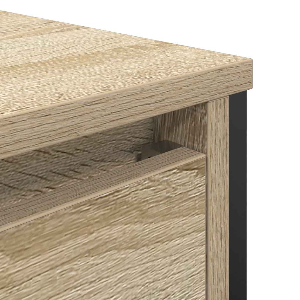 vidaXL Ντουλάπι Νιπτήρα Μπάνιου Sonoma Δρυς 60x34,5x60 εκ.