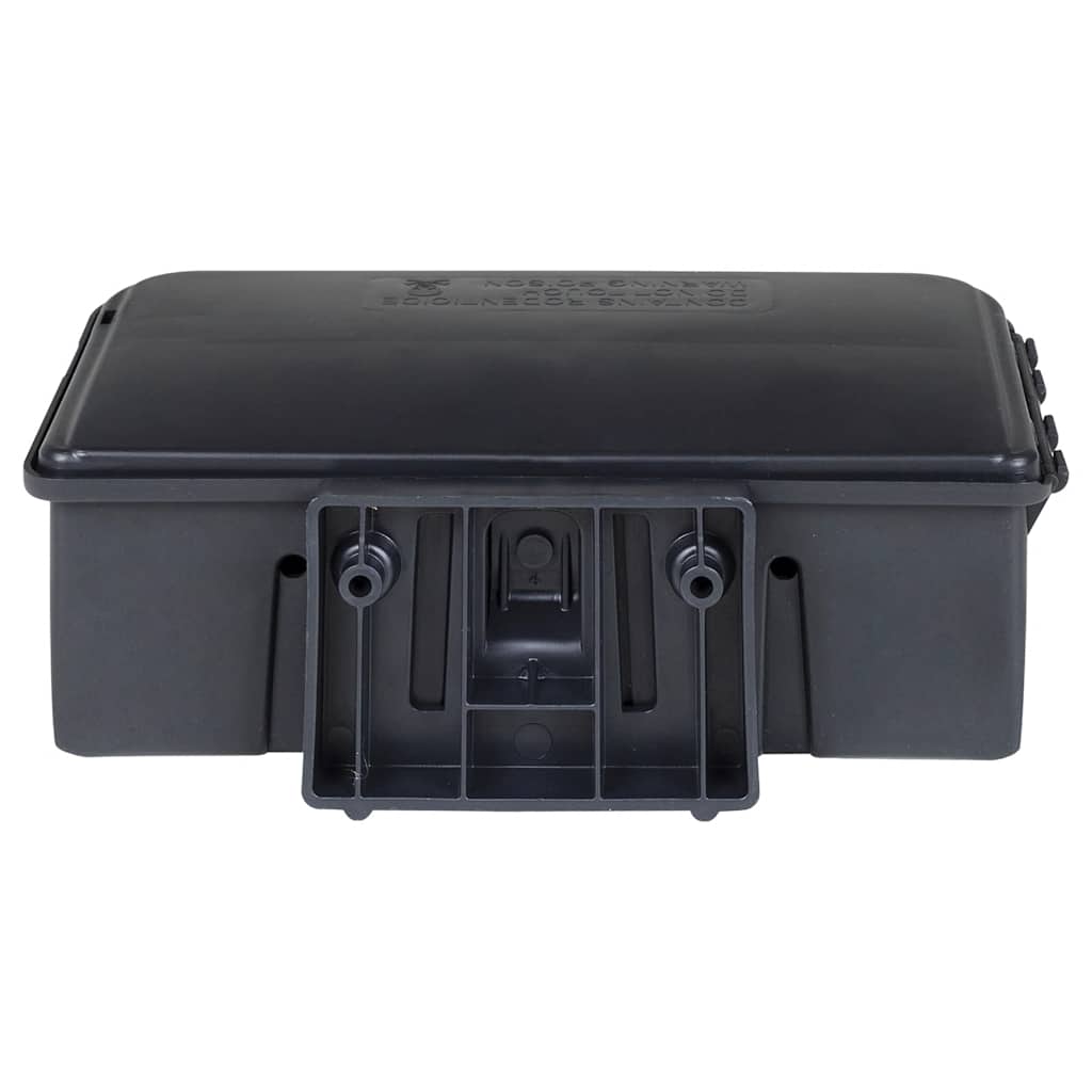 vidaXL Ποντικοπαγίδες 4 τεμ. Μαύρες 22x12,5x7,5 εκ.