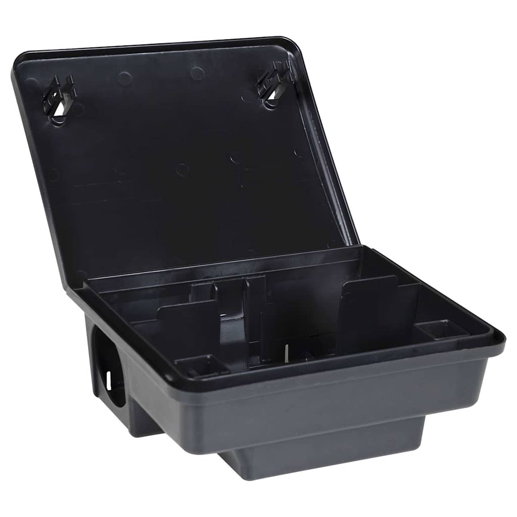 vidaXL Ποντικοπαγίδες 4 τεμ. Μαύρες 23x19x9,5 εκ.