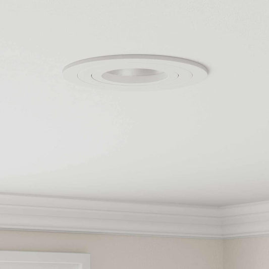 vidaXL Spotlights με προβολείς 24 pcs Λευκό 9 x 9 x cm Αλουμίνιο