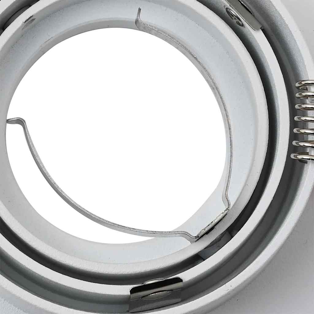 vidaXL Spotlights με προβολείς 24 pcs Λευκό 9 x 9 x cm Αλουμίνιο