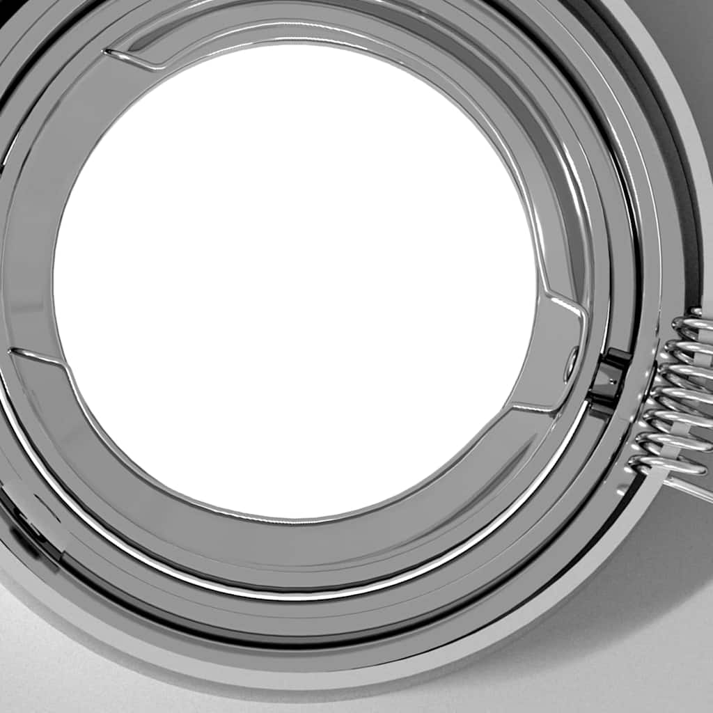 vidaXL Spotlights με προβολείς 24 pcs Ασημί 9 x 9 x cm Αλουμίνιο