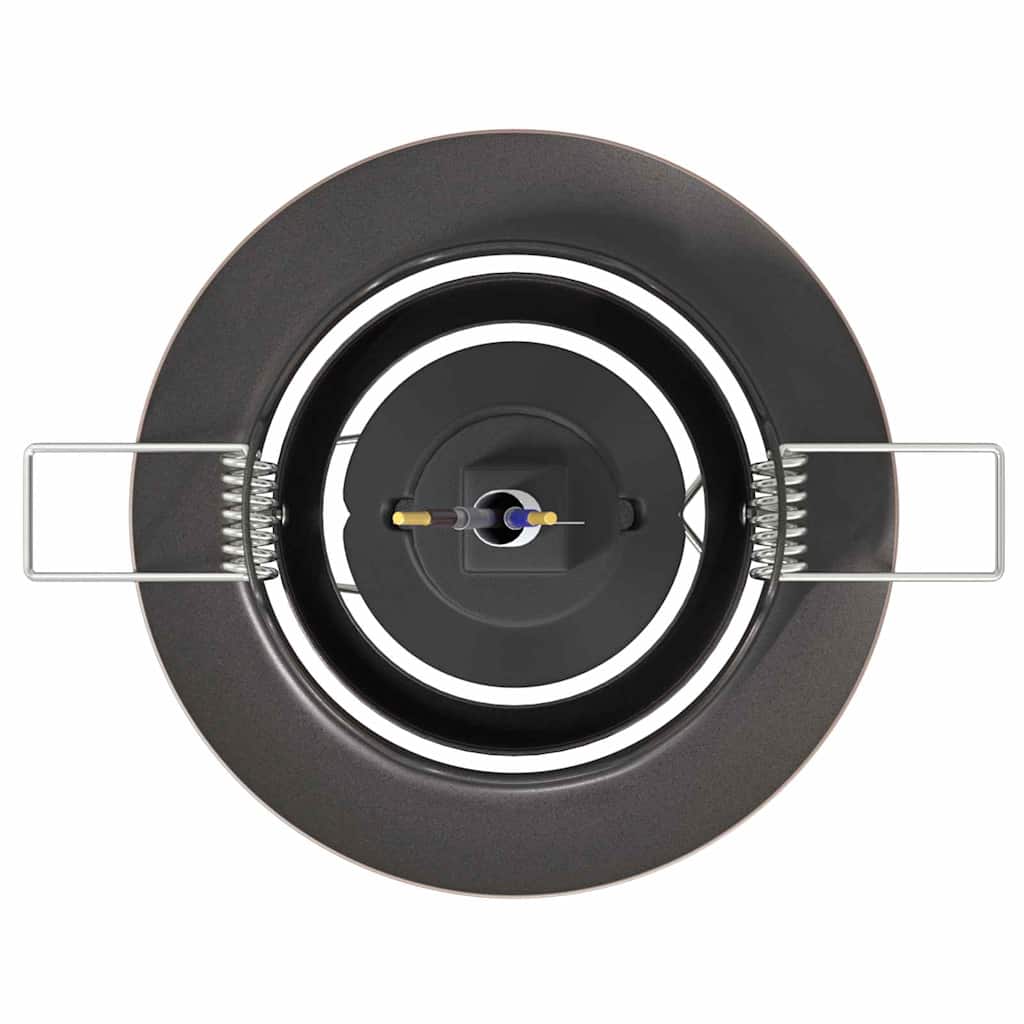 vidaXL Σποτ 24 pcs Χάλκινο 9 x 9 x 2.5 εκ. Μέταλλο