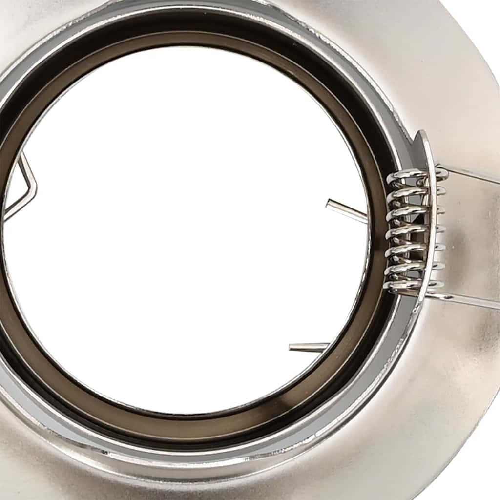 vidaXL Σποτ 24 pcs Ασημί 9 x 9 x 2.5 εκ. Μέταλλο