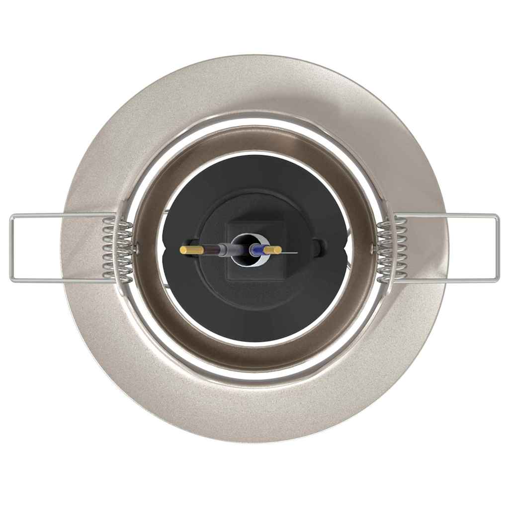 vidaXL Σποτ 24 pcs Ασημί 9 x 9 x 2.5 εκ. Μέταλλο