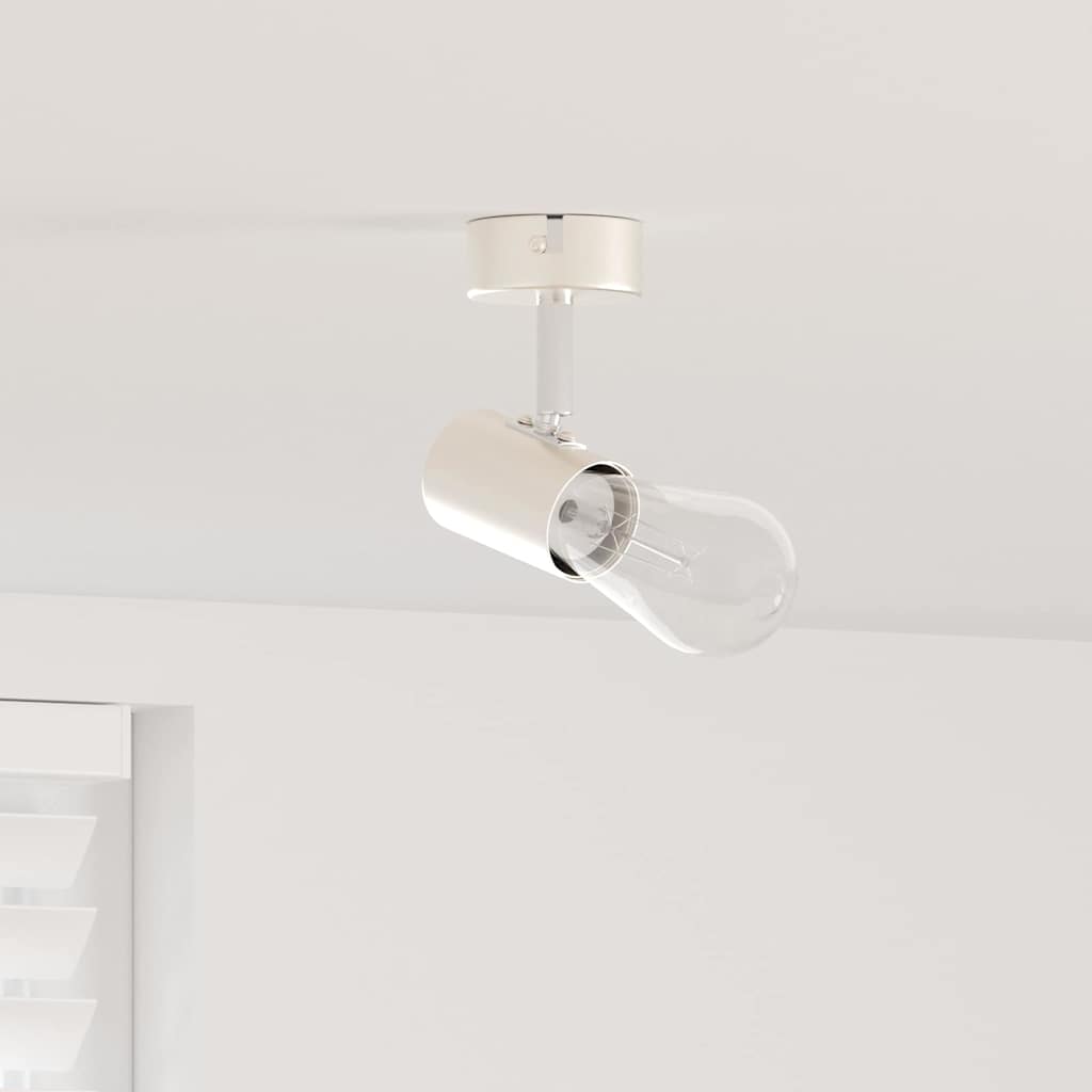 vidaXL Σποτ οροφής με προβολείς Νίκελ 6,5 x 6 x 11,5 εκ Μέταλλο