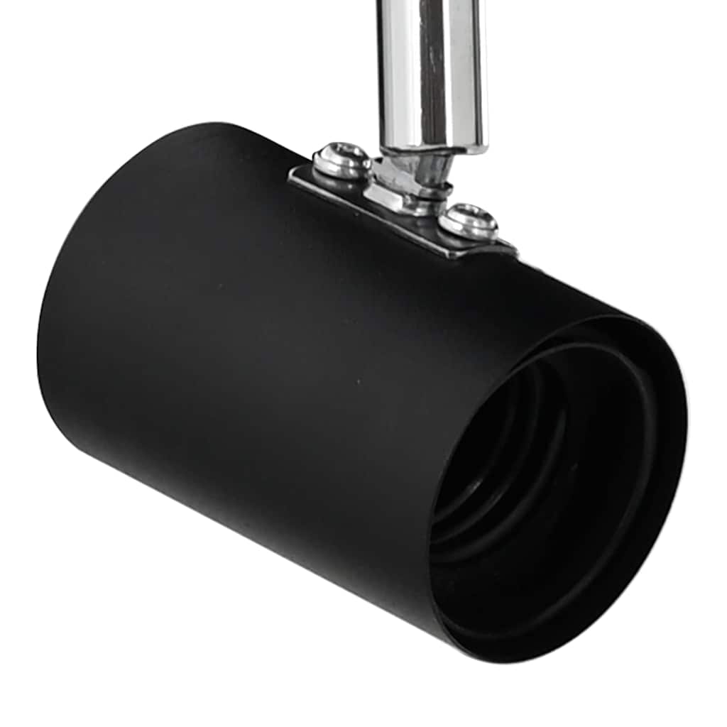 vidaXL Σποτ οροφής με προβολείς Μαύρο 26 x 6,5 x 11,5 εκ Μέταλλο