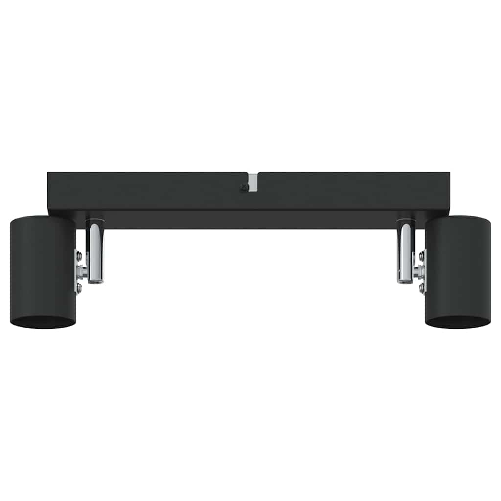 vidaXL Σποτ οροφής με προβολείς Μαύρο 26 x 6,5 x 11,5 εκ Μέταλλο