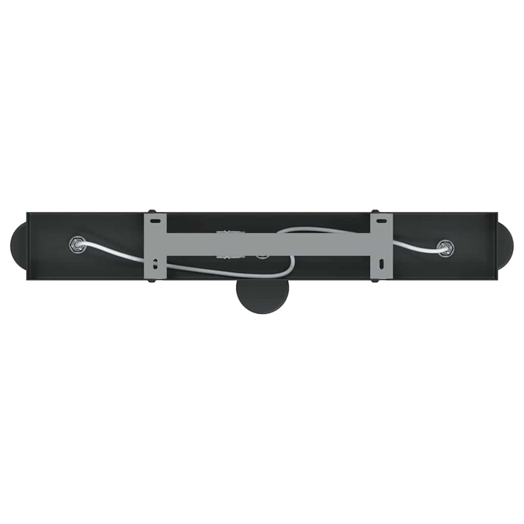 vidaXL Σποτ οροφής με προβολείς Μαύρο 38 x 6,5 x 11,5 εκ Μέταλλο