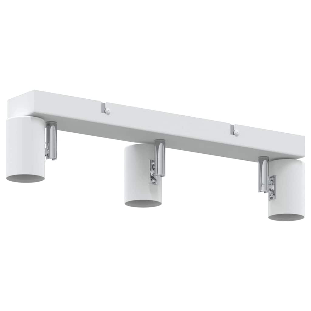 vidaXL Σποτ οροφής με προβολείς Λευκό 38 x 6,5 x 11,5 εκ Μέταλλο