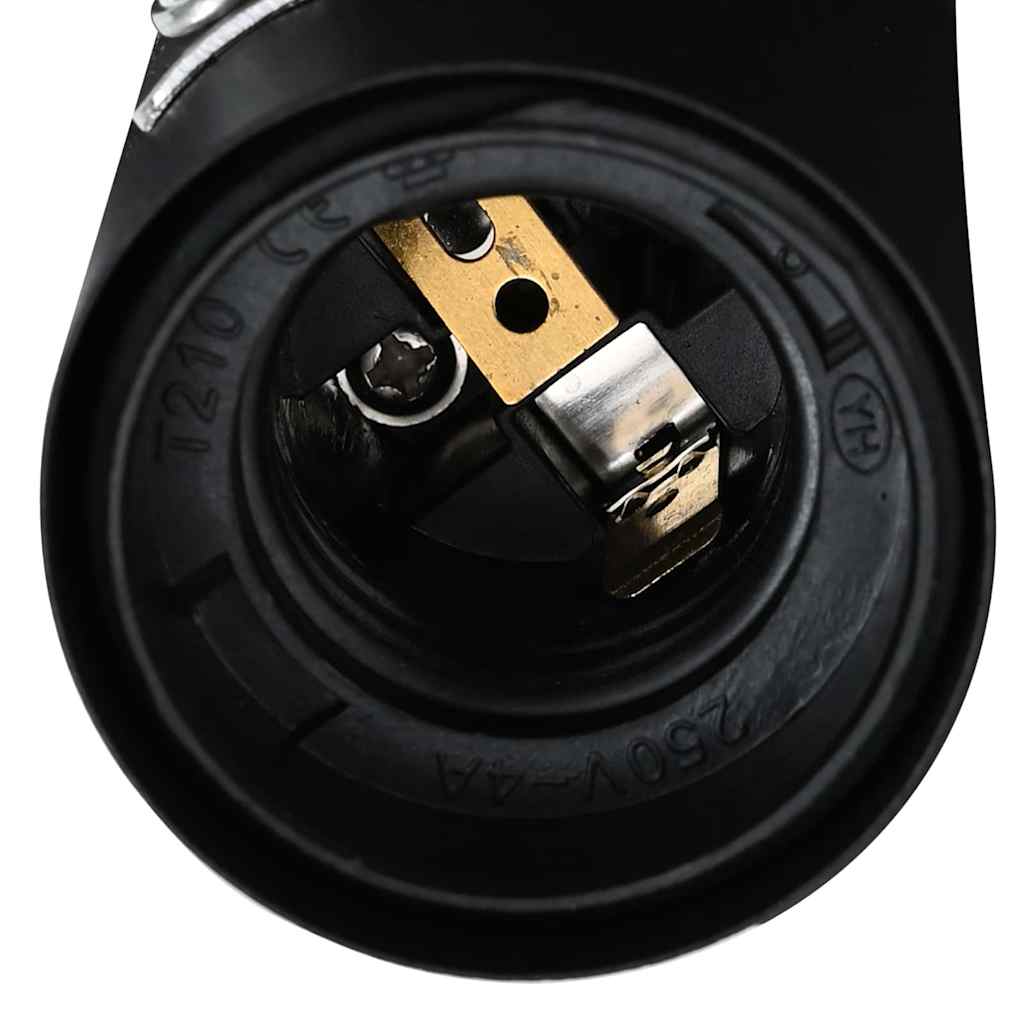 vidaXL Σποτ οροφής με προβολείς Μαύρο 26,5 x 26 x 11,5 εκ Μέταλλο