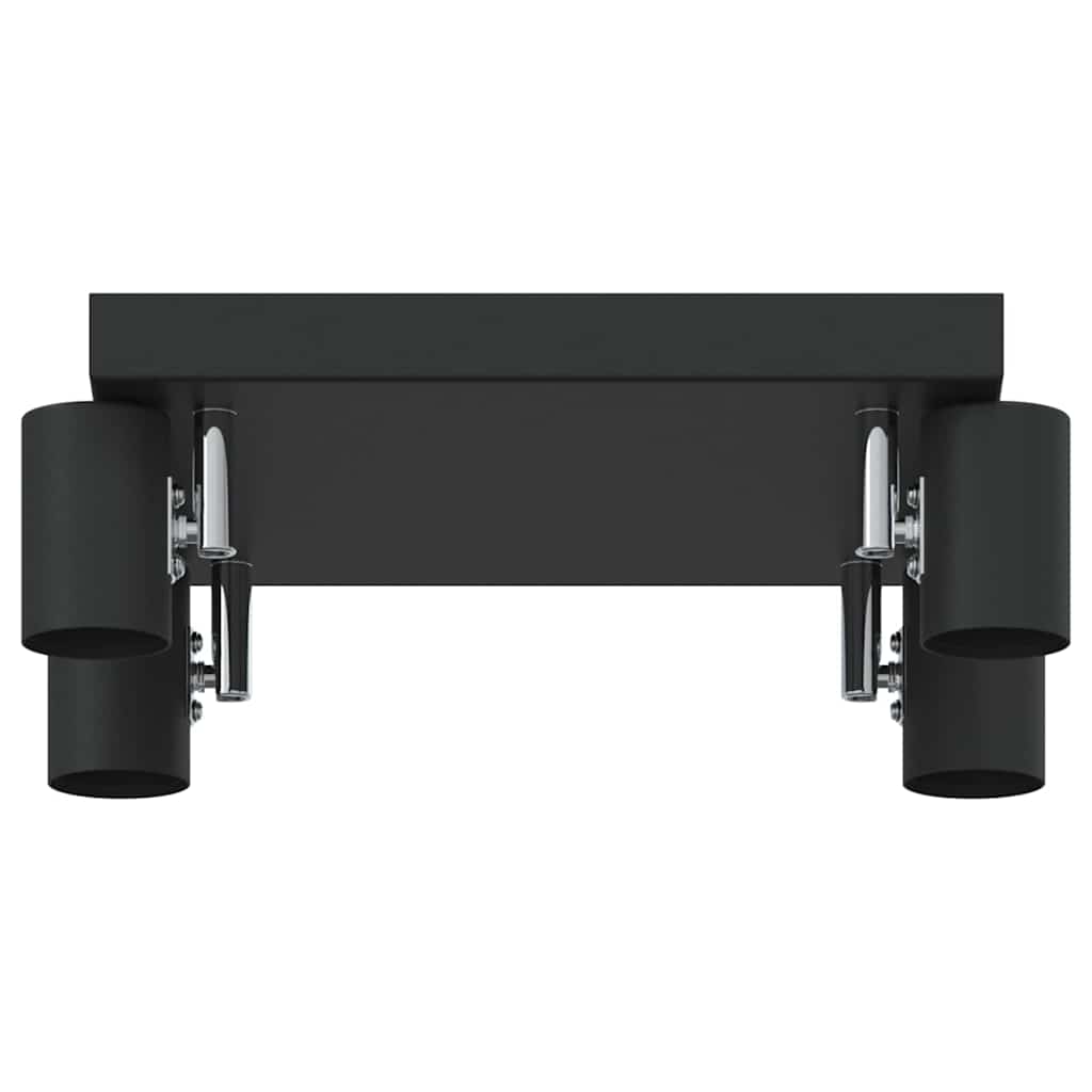 vidaXL Σποτ οροφής με προβολείς Μαύρο 26,5 x 26 x 11,5 εκ Μέταλλο