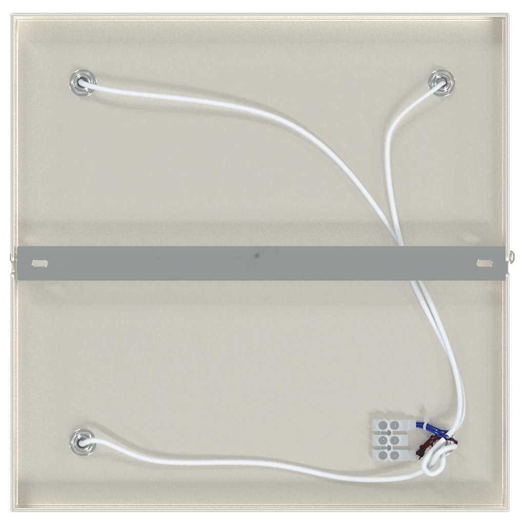 vidaXL Σποτ οροφής με προβολείς Νίκελ 26 x 26 x 16,5 εκ Μέταλλο