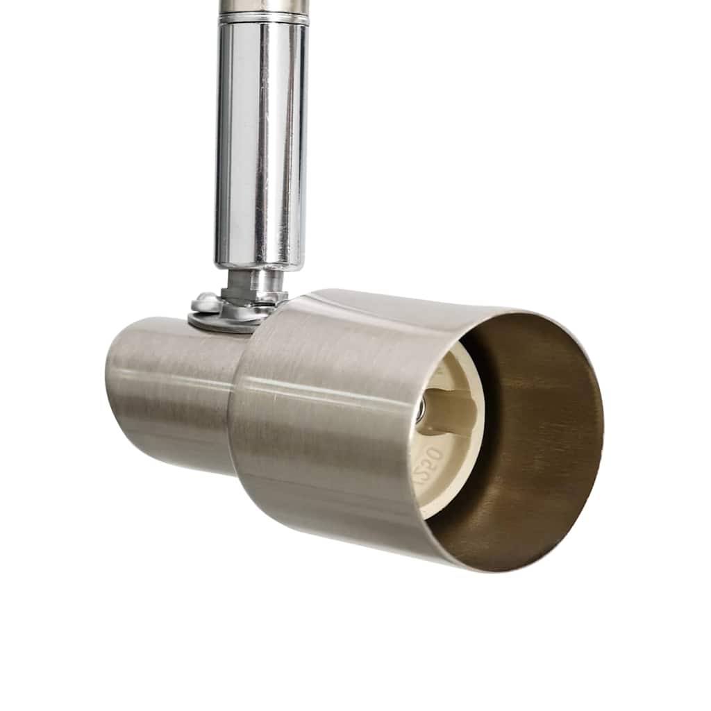 vidaXL Σποτ οροφής με προβολείς Νίκελ 39 x 10,5 x 10,5 εκ Ατσάλι