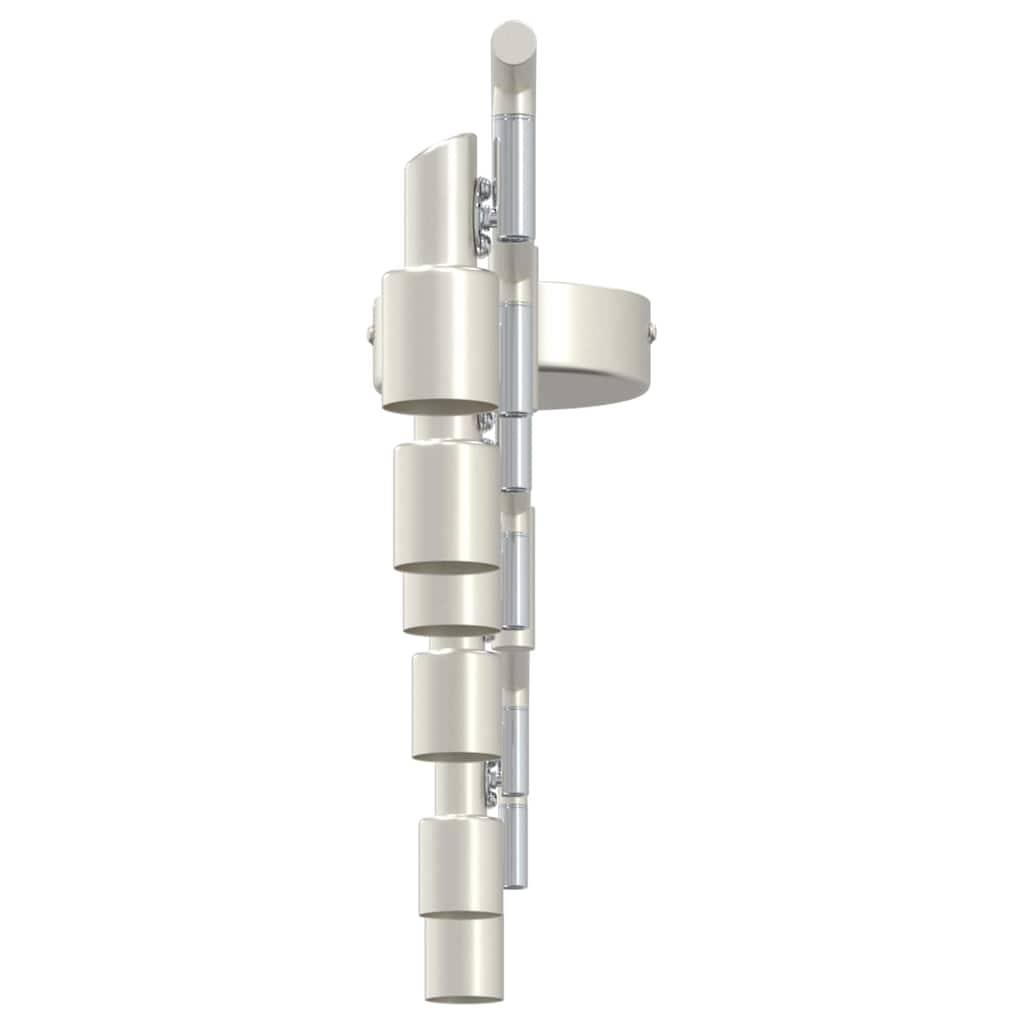 vidaXL Σποτ οροφής με προβολείς Νίκελ 176,5 x 9,5 x 14 εκ Ατσάλι
