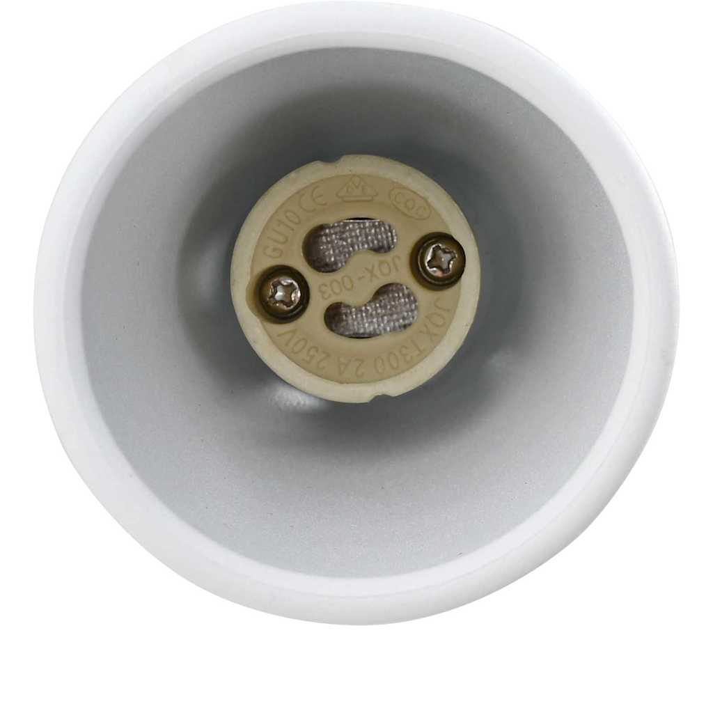 vidaXL Σποτ οροφής με προβολείς Λευκό 176,5 x 12,5 x 13,5 εκ Μέταλλο