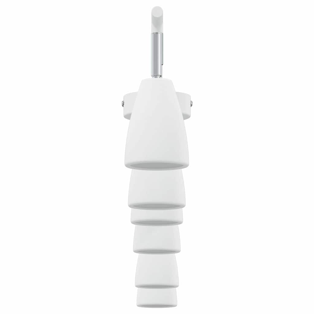 vidaXL Σποτ οροφής με προβολείς Λευκό 176,5 x 12,5 x 13,5 εκ Μέταλλο
