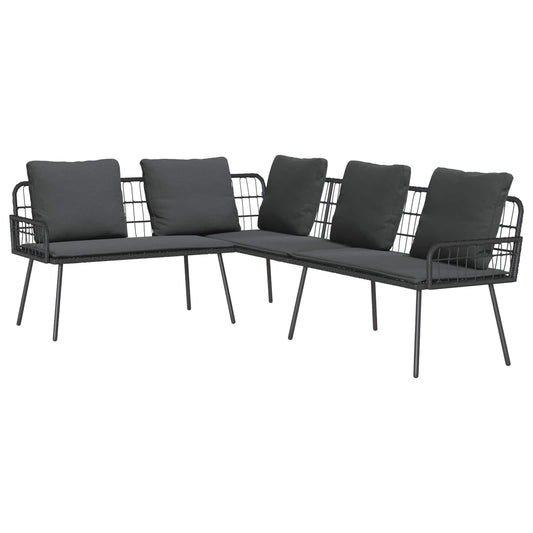 vidaXL Καναπές με μαξιλάρι Γκρι 61.5 x 123 x 82cm Μέταλλο