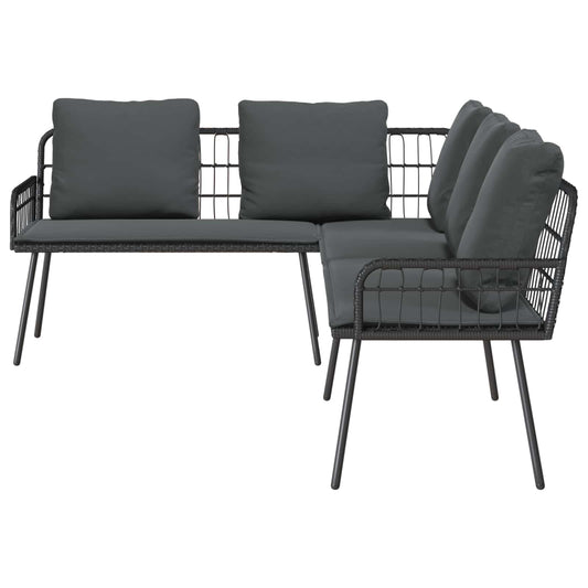 vidaXL Καναπές με μαξιλάρι Γκρι 61.5 x 123 x 82cm Μέταλλο