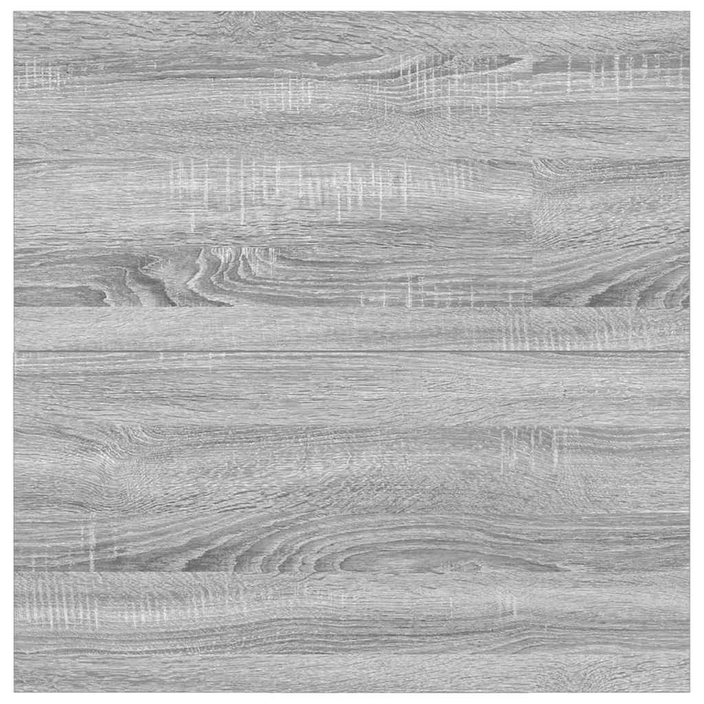 vidaXL Τραπεζάκι σαλονιού με συρτάρια Γκρι Sonoma 100x100x40 εκ.