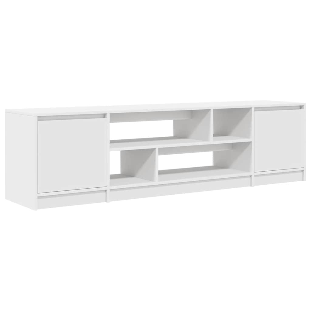 vidaXL Έπιπλο Τηλεόρασης Λευκό 188,5 x 41 x 50 εκ. από Τεχνητό Ξύλο