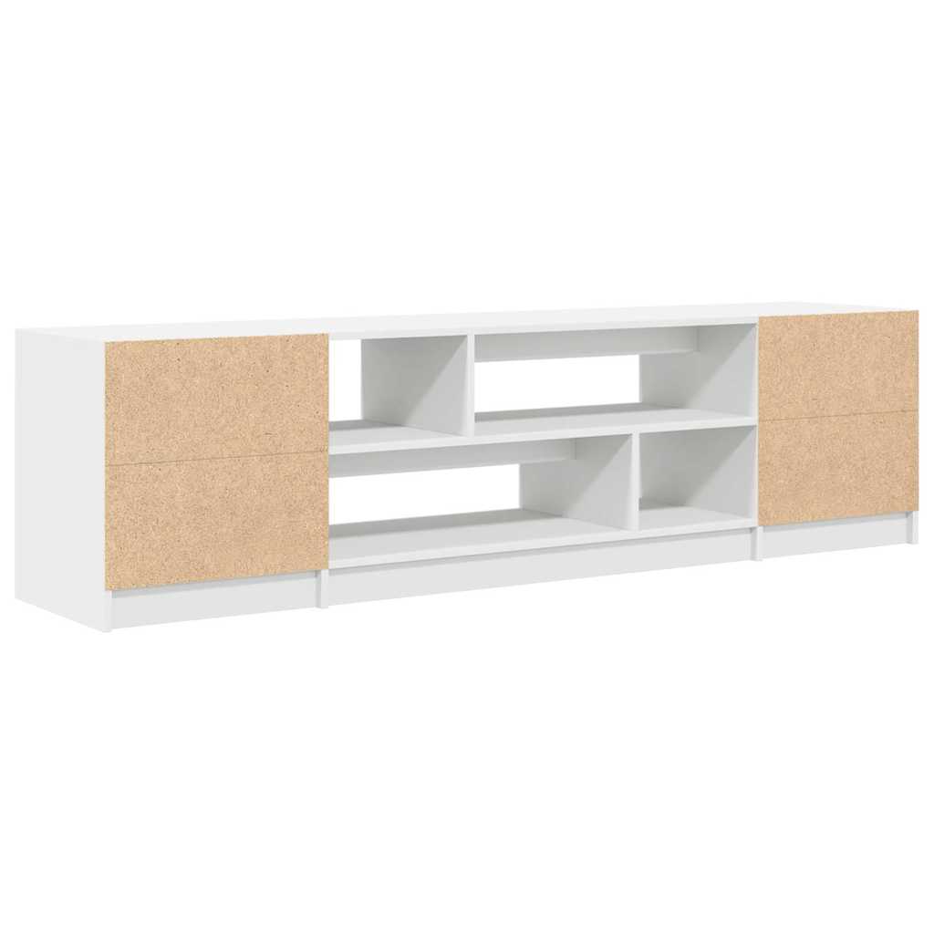 vidaXL Έπιπλο Τηλεόρασης Λευκό 188,5 x 41 x 50 εκ. από Τεχνητό Ξύλο