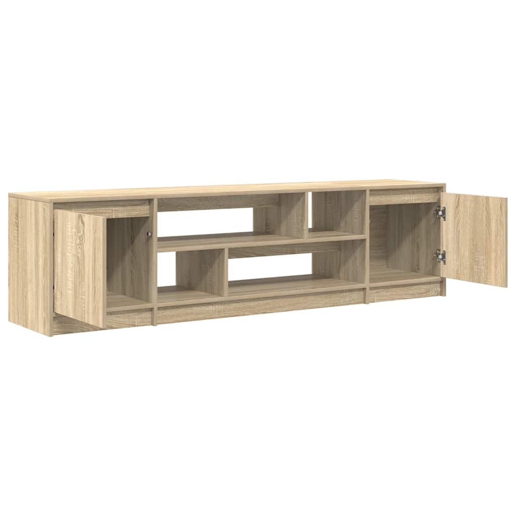 vidaXL Έπιπλο Τηλεόρασης Sonoma Δρυς 188,5x41x50 εκ. Επεξ. Ξύλο